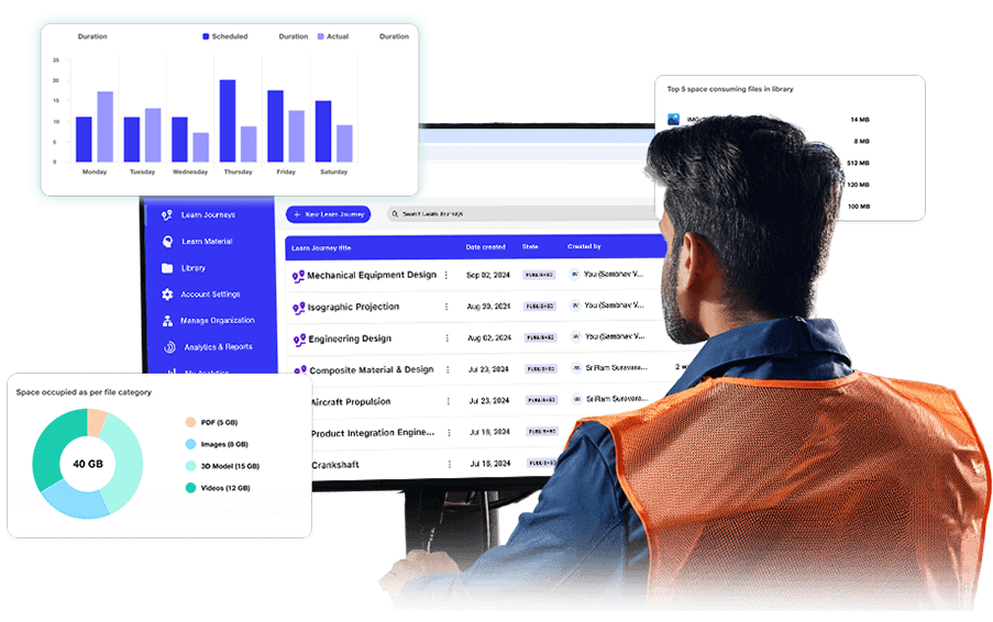 XR Learn-Track Progress with Detailed Analytics